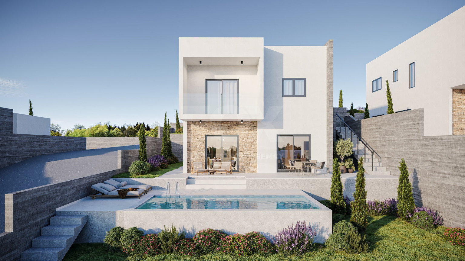 Spacious three Bedroom Detached House with Private Pool in Pegeia, Paphos