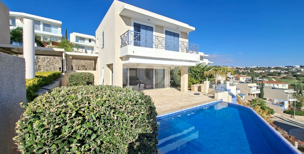 For sale Fully Furnished Detached Villa with Sea Views Chlorakas