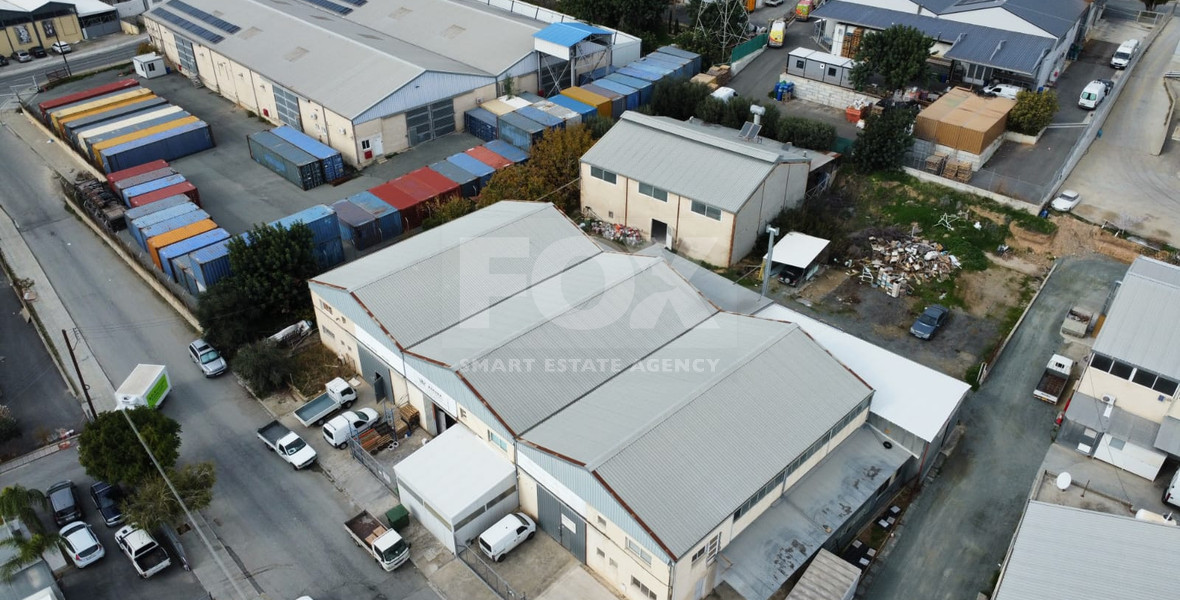 Industrial Opportunity: Two Warehouses on 1,259 sq.m. Land for Sale in Ypsonas Industrial Area