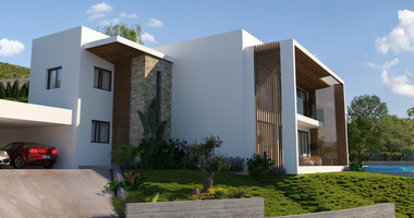 Spacious five Bedrooms Detached House for Sale with Pool and Stunning Mountain Views in Tsada, Paphos