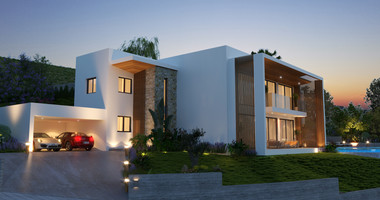 Spacious five Bedrooms Detached House for Sale with Pool and Stunning Mountain Views in Tsada, Paphos