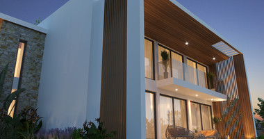 Spacious five Bedrooms Detached House for Sale with Pool and Stunning Mountain Views in Tsada, Paphos