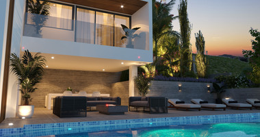 Spacious five Bedrooms Detached House for Sale with Pool and Stunning Mountain Views in Tsada, Paphos