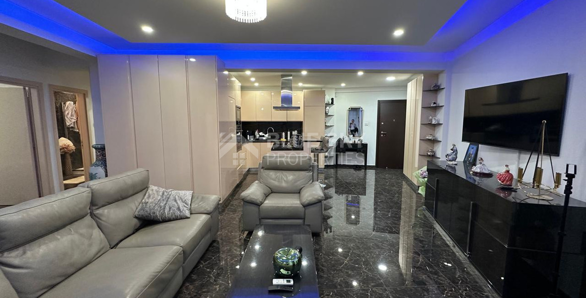 For Sale three-Bedroom Renovated Apartment with Sea View in Potamos Germasogeias, Limassol