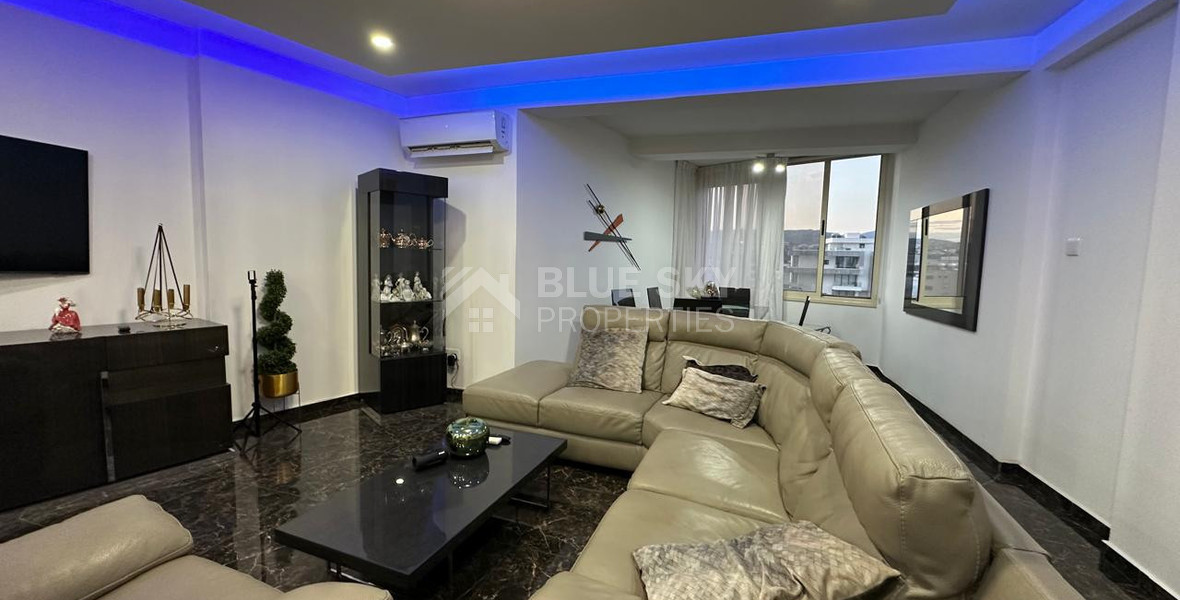 For Sale three-Bedroom Renovated Apartment with Sea View in Potamos Germasogeias, Limassol