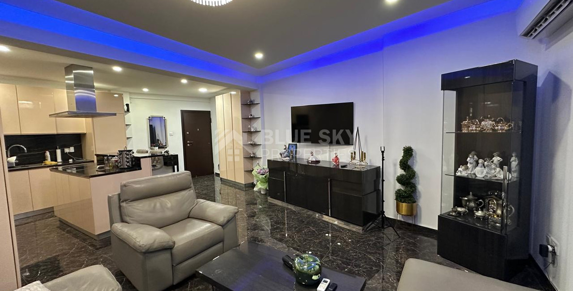 For Sale three-Bedroom Renovated Apartment with Sea View in Potamos Germasogeias, Limassol