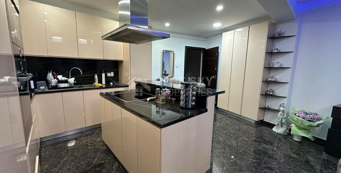 For Sale three-Bedroom Renovated Apartment with Sea View in Potamos Germasogeias, Limassol