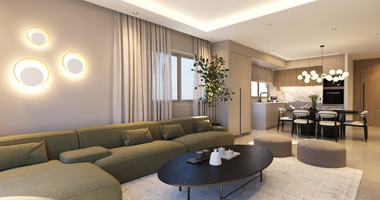 For sale Two Bedroom Apartment with common roof garden & pool in Omonoia