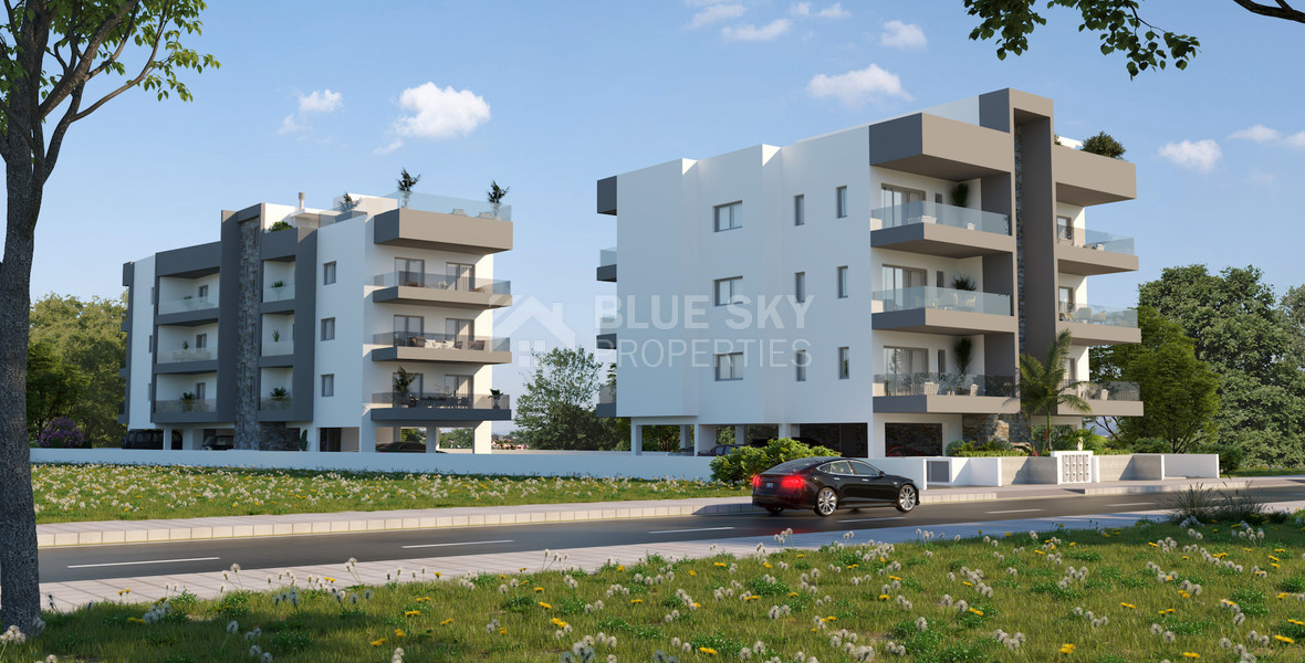 For sale One Bedroom Apartment with common roof garden & pool in Omonoia