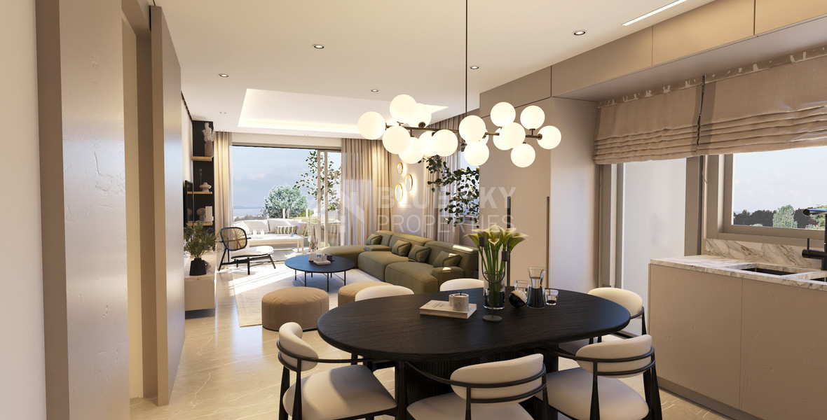 For sale One Bedroom Apartment with common roof garden & pool in Omonoia