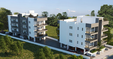 For sale Two Bedroom Apartment with common roof garden & pool in Omonoia