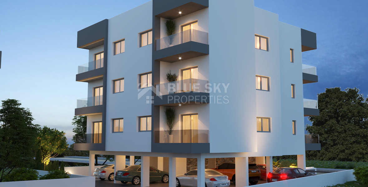 For sale One Bedroom Apartment with common roof garden & pool in Omonoia