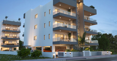 For sale One Bedroom Apartment with common roof garden & pool in Omonoia