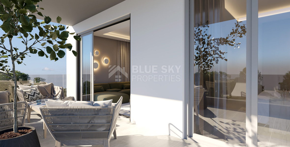 For sale One Bedroom Apartment with common roof garden & pool in Omonoia