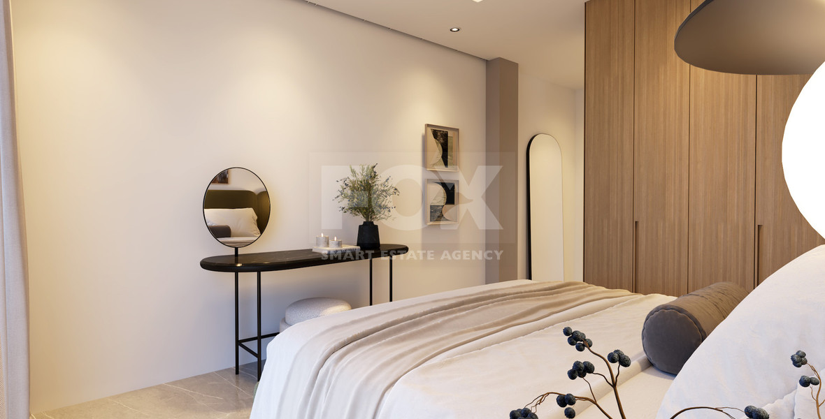 For sale One Bedroom Apartment with common roof garden & pool in Omonoia