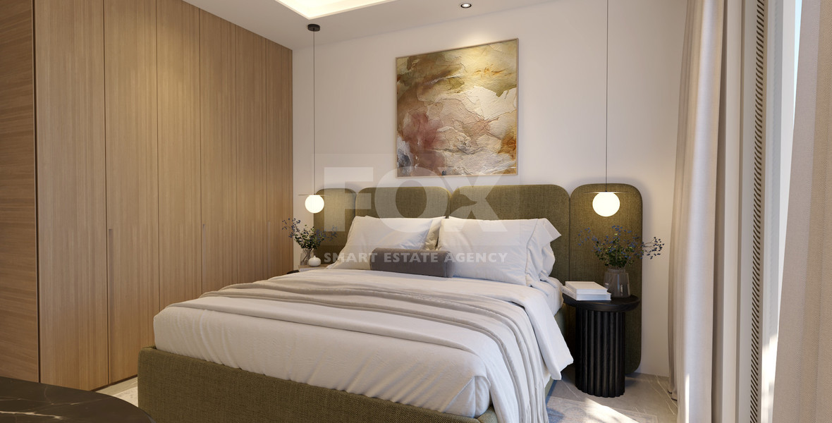 For sale One Bedroom Apartment with common roof garden & pool in Omonoia