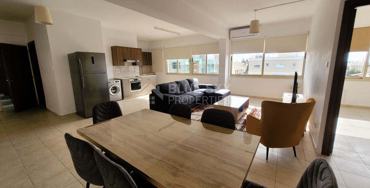 Bright & Spacious Two-Bedroom Apartment for rent in Miltonos Street, Agios Spyridonas area of Limassol