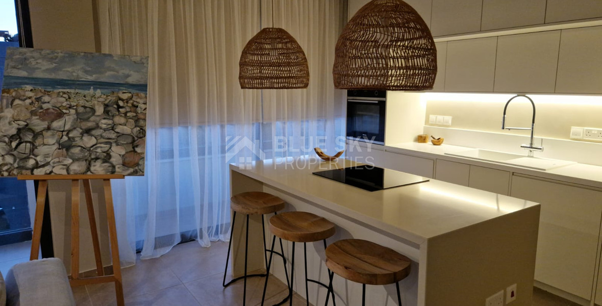 For Rent Modern Two-Bedroom Apartment with Panoramic Sea Views – Neapoli, Limassol