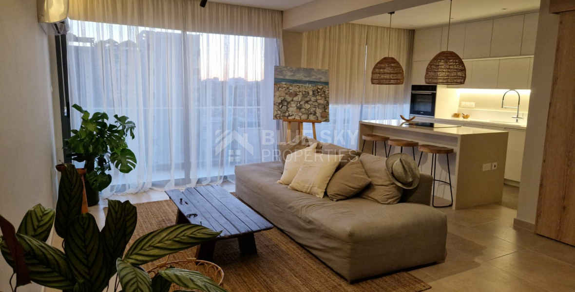 For Rent Modern Two-Bedroom Apartment with Panoramic Sea Views – Neapoli, Limassol