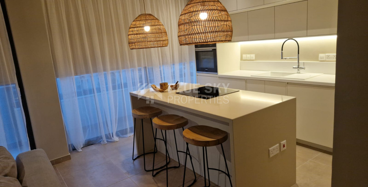 For Rent Modern Two-Bedroom Apartment with Panoramic Sea Views – Neapoli, Limassol