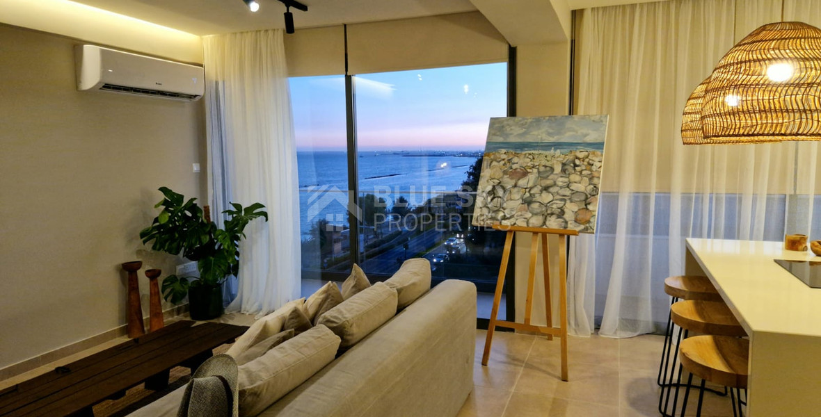 For Rent Modern Two-Bedroom Apartment with Panoramic Sea Views – Neapoli, Limassol