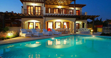 Luxury five Bedroom Mediterranean Sea View Villa with Infinity Pool and Jacuzzi, in Aphrodite HIlls for sale