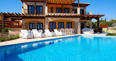 Luxury five Bedroom Mediterranean Sea View Villa with Infinity Pool and Jacuzzi, in Aphrodite HIlls for sale