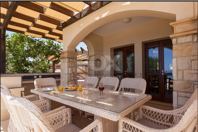 Luxury five Bedroom Mediterranean Sea View Villa with Infinity Pool and Jacuzzi, in Aphrodite HIlls for sale