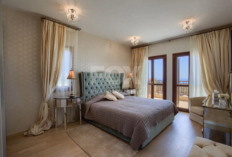 Luxury five Bedroom Mediterranean Sea View Villa with Infinity Pool and Jacuzzi, in Aphrodite HIlls for sale