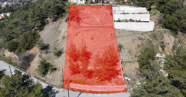 Prime Hillside Plot for Sale in Moniatis: 1,050 m² with Panoramic Views, Ideal for Luxury Villa