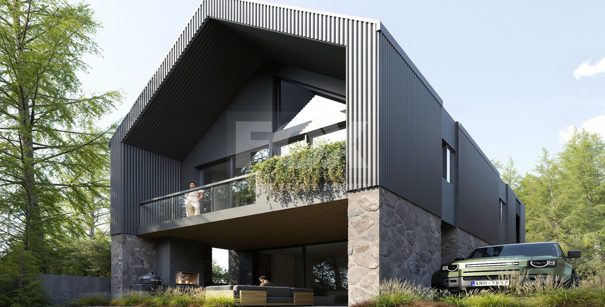 Contemporary Three Bedroom Forest Villa in Moniatis | Gated Community with Mountain Views