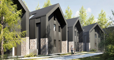 Contemporary Three Bedroom Forest Villa in Moniatis | Gated Community with Mountain Views