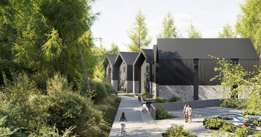 Contemporary Three Bedroom Forest Villa in Moniatis | Gated Community with Mountain Views