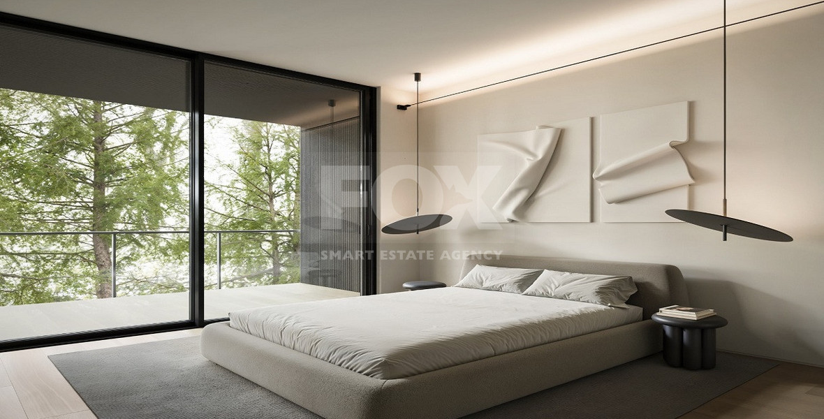 Contemporary Three Bedroom Forest Villa in Moniatis | Gated Community with Mountain Views