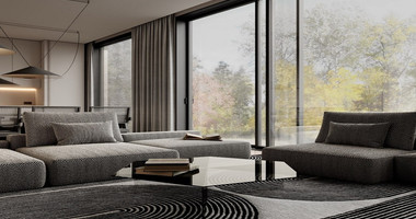 Contemporary Three Bedroom Forest Villa in Moniatis | Gated Community with Mountain Views