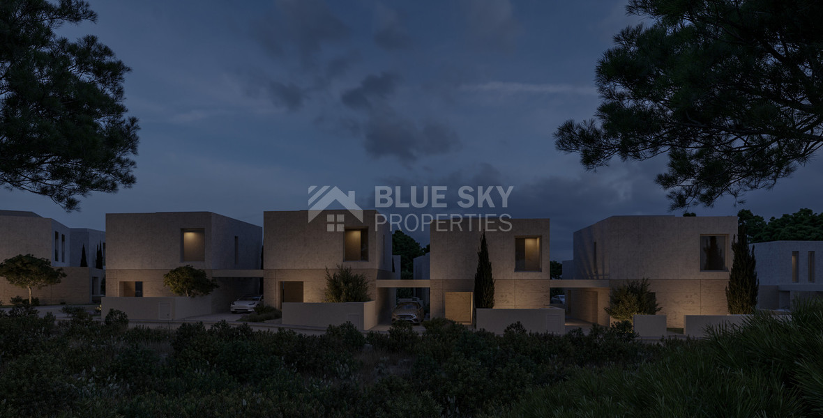 Exclusive Gated two bedroom semi detached Villas with Private Swimming poll in Geroskipou