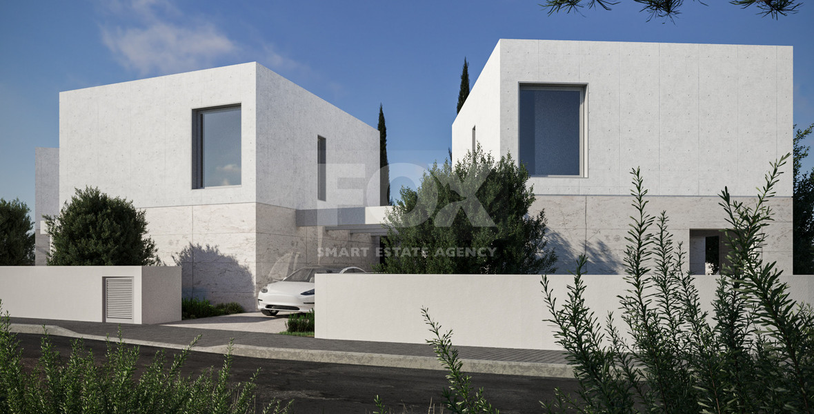 Exclusive Gated two bedroom semi detached Villas with Private Swimming poll in Geroskipou