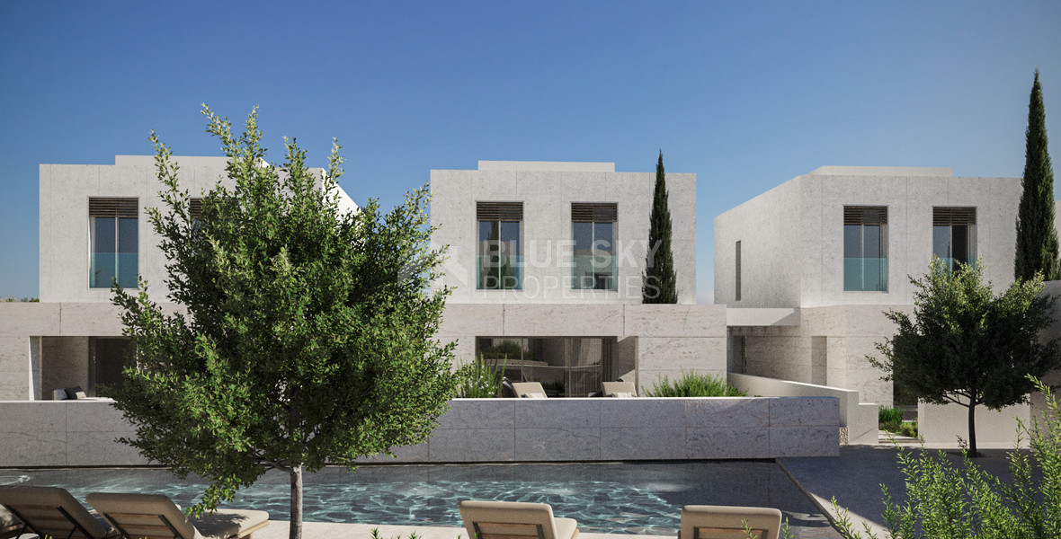 Exclusive Gated two bedroom semi detached Villas with Private Swimming poll in Geroskipou