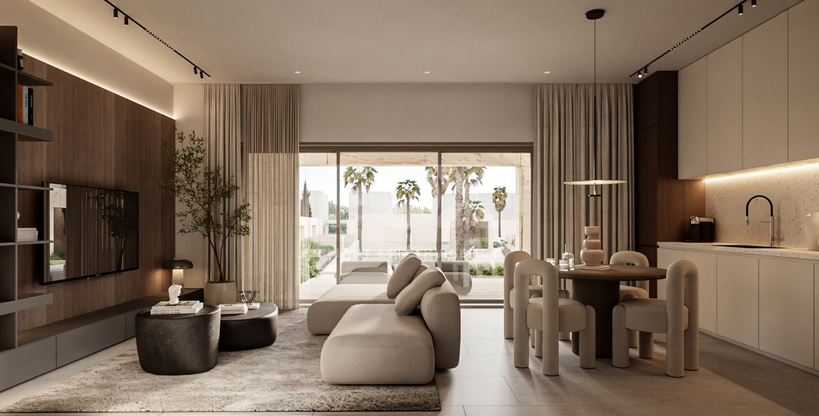 Exclusive Gated two bedroom semi detached Villas with Private Swimming poll in Geroskipou