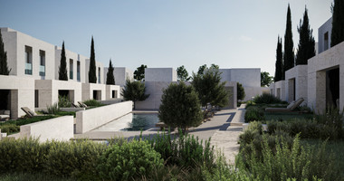 Exclusive Gated two bedroom semi detached Villas with Private Swimming poll in Geroskipou