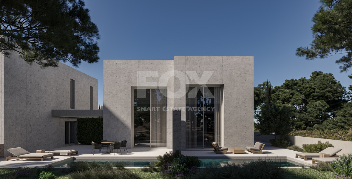 Exclusive Gated two bedroom semi detached Villas with Private Swimming poll in Geroskipou