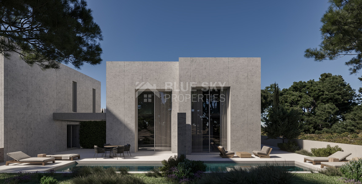 Exclusive Gated two bedroom semi detached Villas with Private Swimming poll in Geroskipou