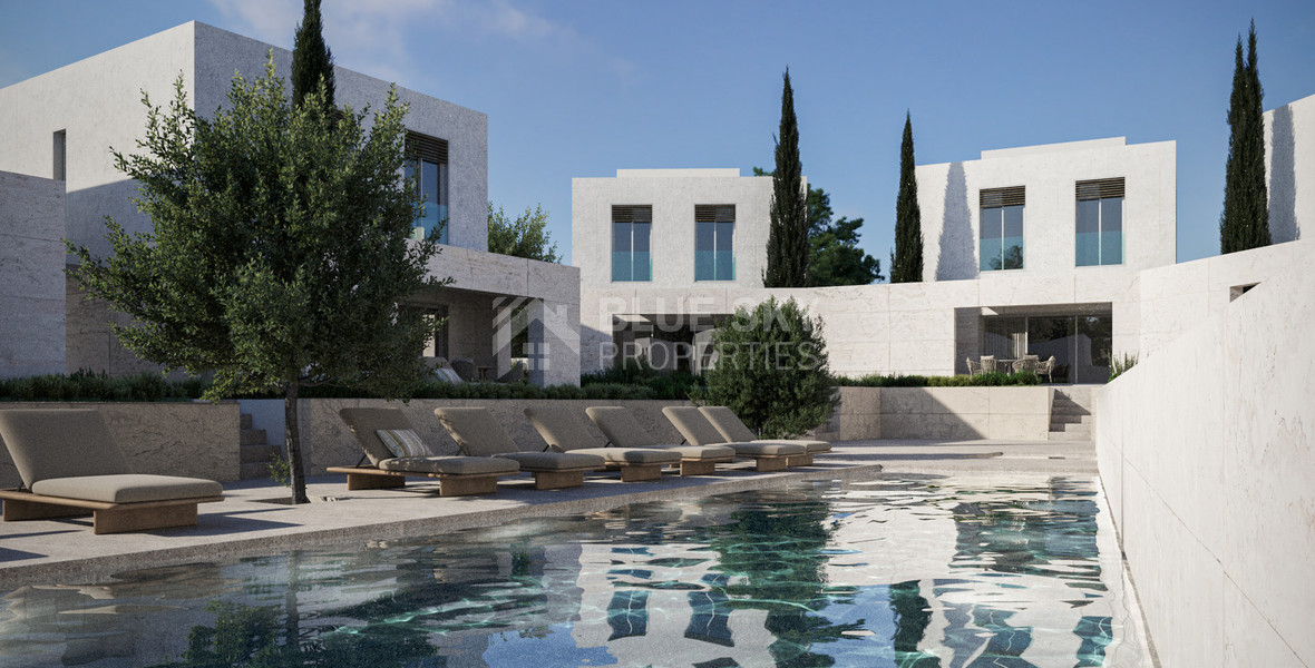 Exclusive Gated two bedroom semi detached Villas with Private Swimming poll in Geroskipou