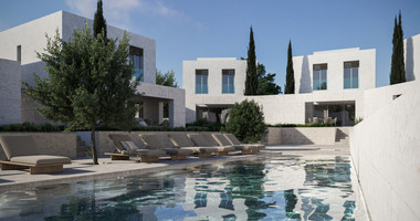 Exclusive Gated two bedroom semi detached Villas with Private Swimming poll in Geroskipou