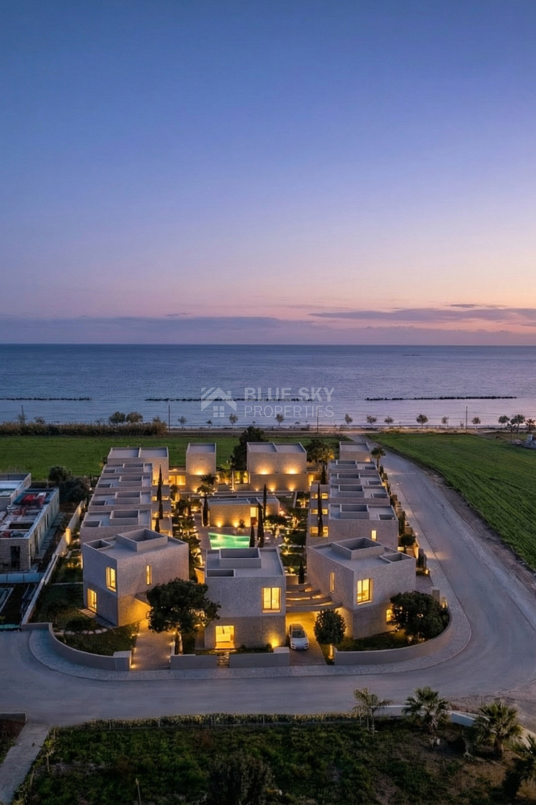 Exclusive Gated two bedroom semi detached Villas with Private Swimming poll in Geroskipou