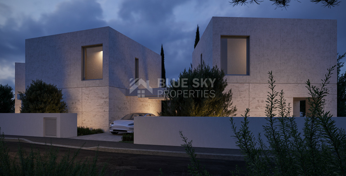 Exclusive Gated two bedroom semi detached Villas with Private swimming pool in Geroskipou , Paphos
