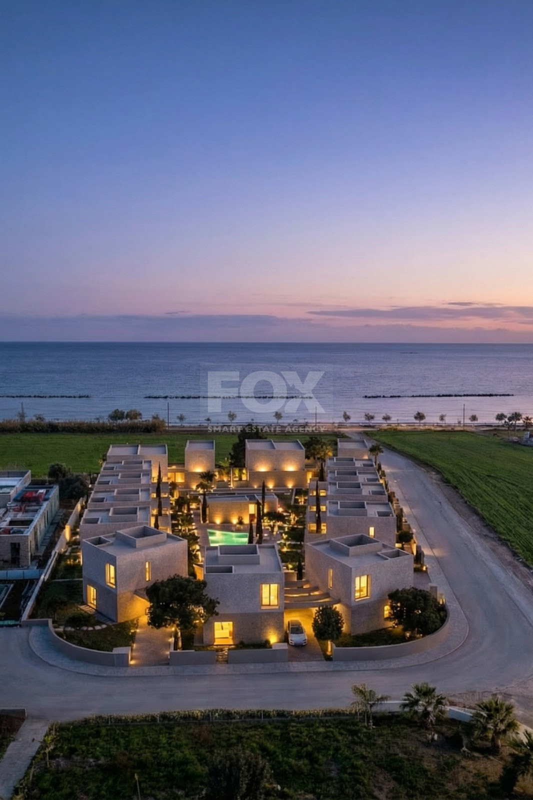 Exclusive Gated two bedroom semi detached Villas with Private swimming pool in Geroskipou , Paphos