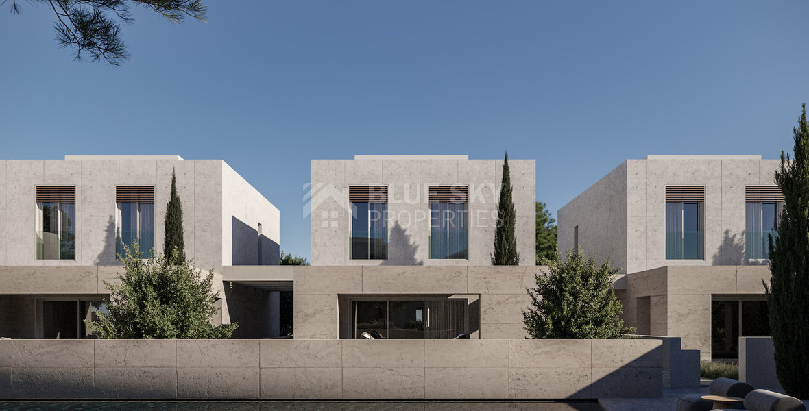 Luxury  two Bedroom Detached Villas with Panoramic Sea Views in Gated Paphos Community"