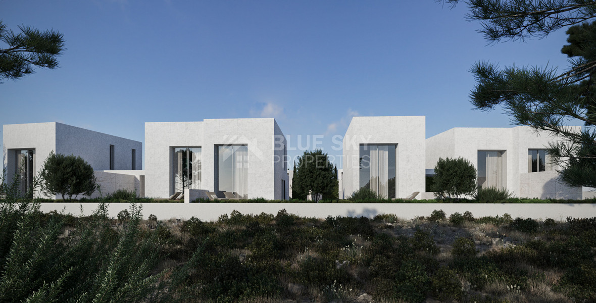 Exclusive Paphos Semi-Detached two bedroom Villas with Panoramic Coastal Views