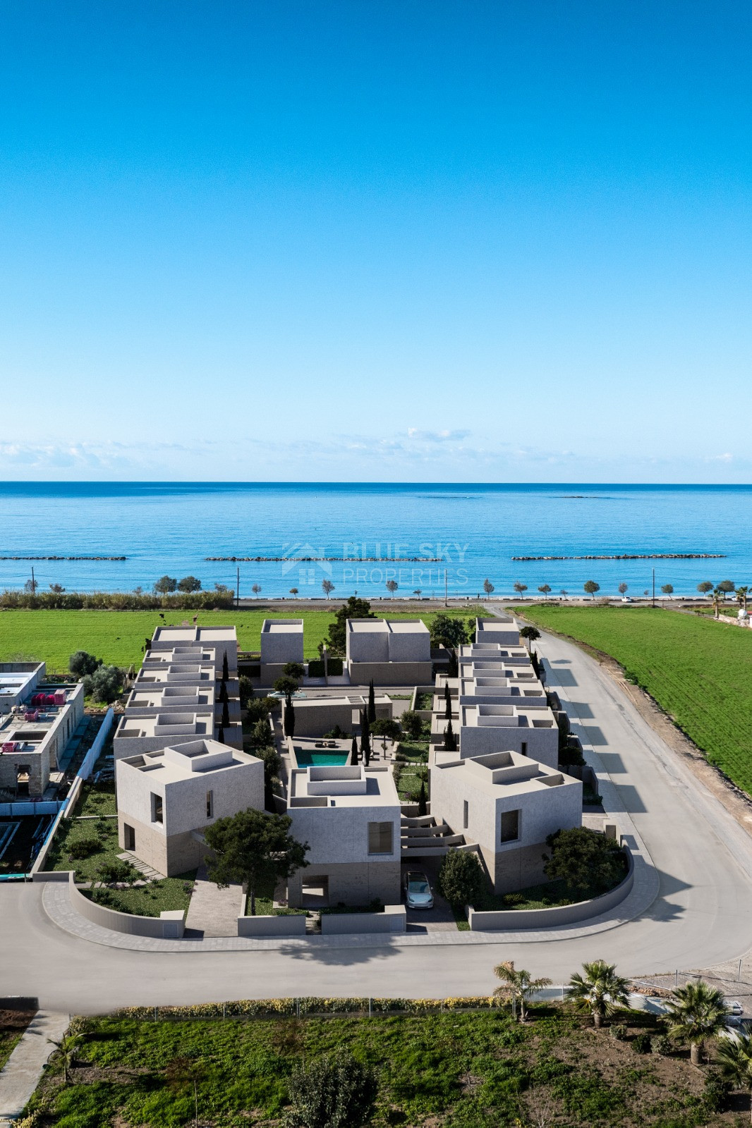 Exclusive Paphos Semi-Detached two bedroom Villas with Panoramic Coastal Views